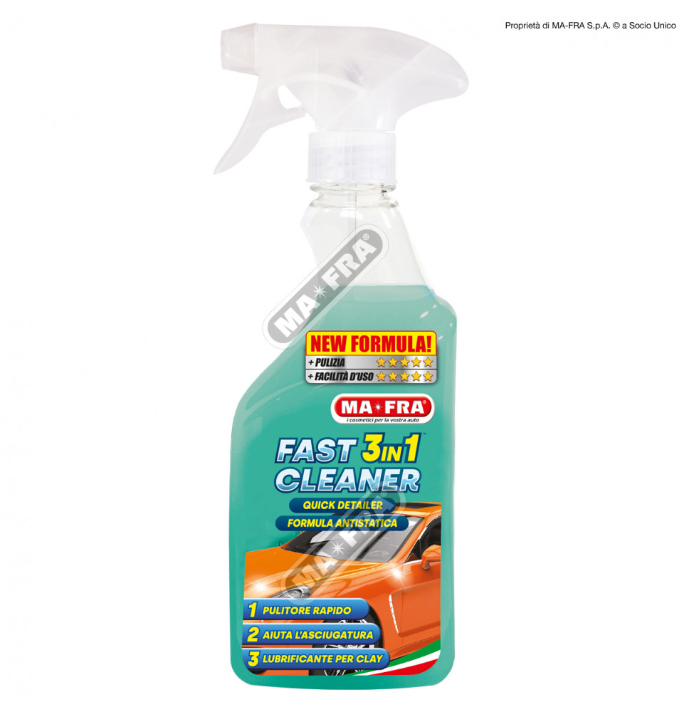 Fast Cleaner 3in1 Quick Detailer con formula antistatica