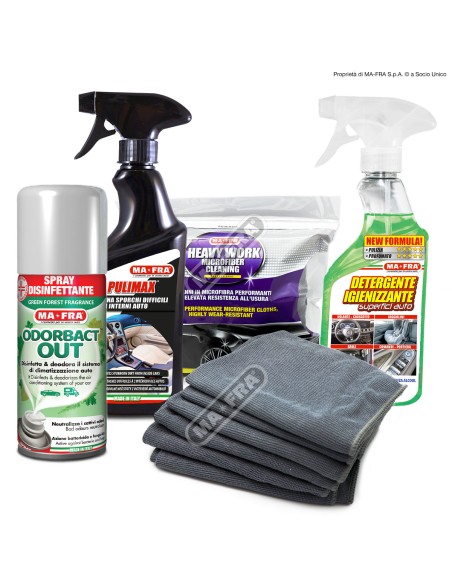Kit Completo Purificazione Abitacolo Auto | Regalati la gioia di guidare un'auto pulita | Mafra Kit Completo Purificazione Abitacolo Auto | Regalati la gioia di guidare un'auto pulita | Mafra