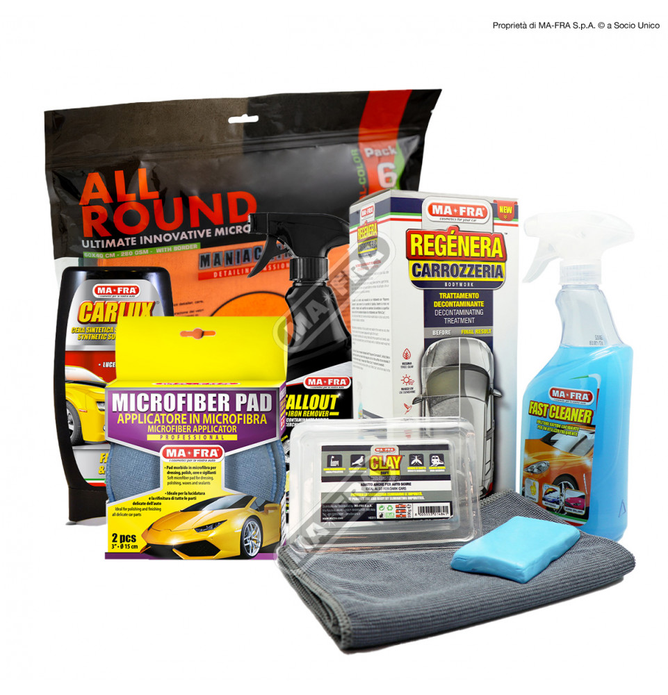 Kit Completo Decontaminazione e Protezione Carrozzeria Auto