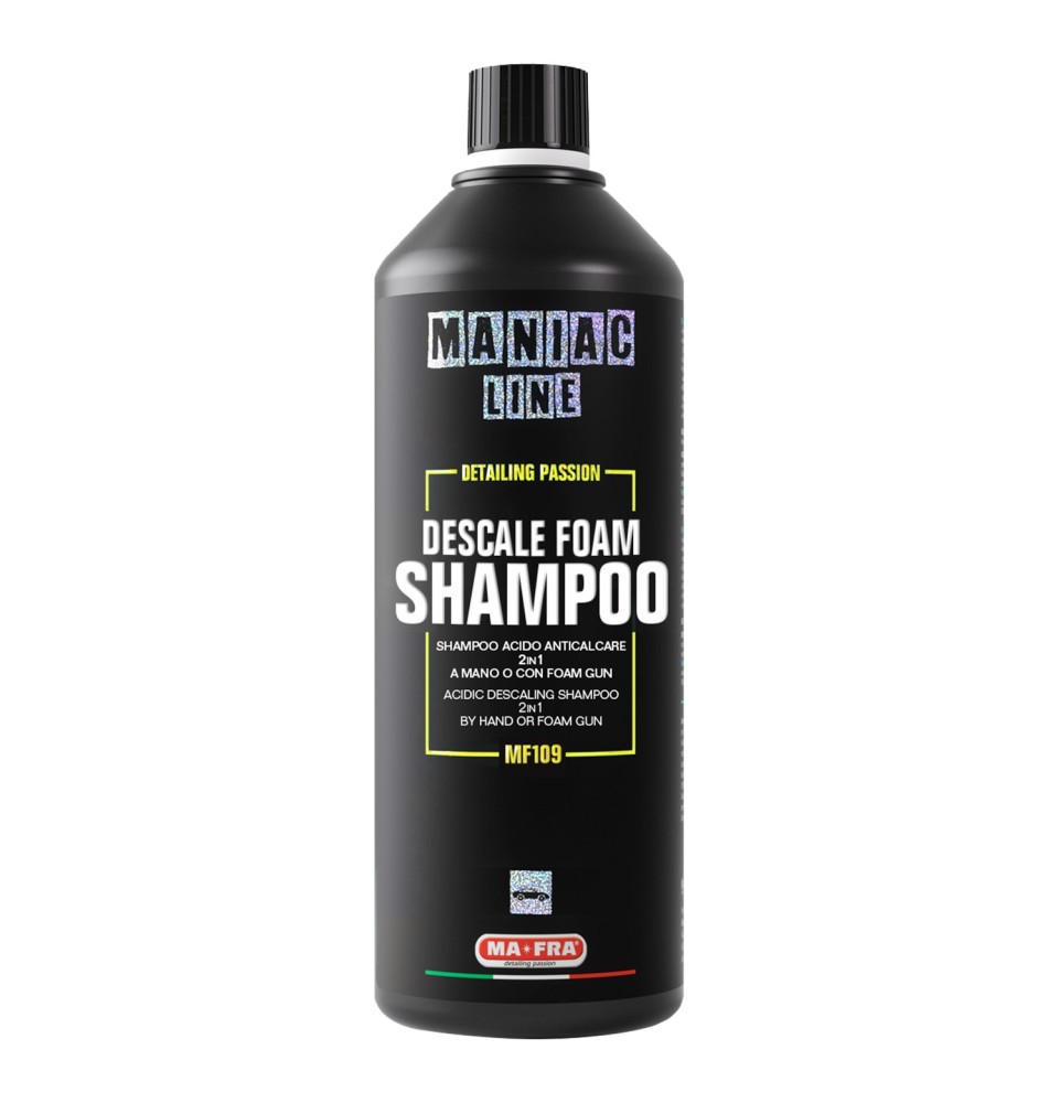 Descale Foam Shampoo, shampoo acido anticalcare 2in1 Maniac Line