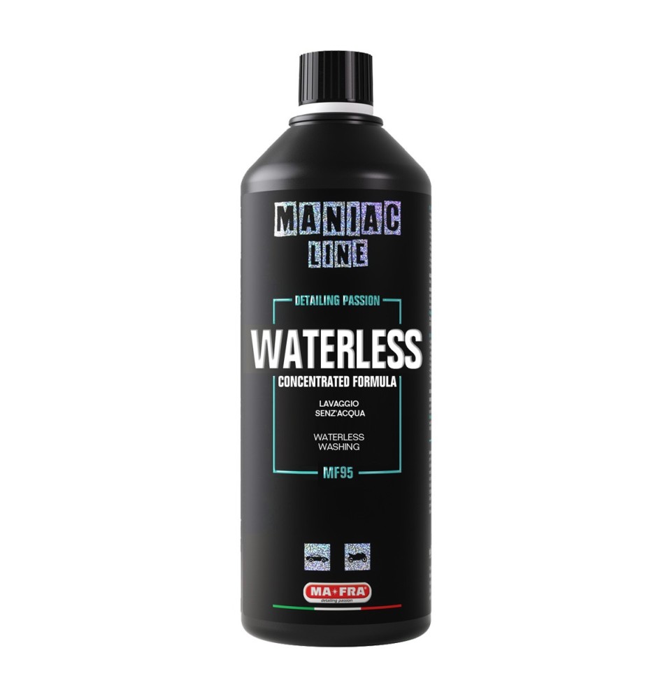 Waterless 1000ml Maniac Line| Lavaggio auto a secco | Mafra Shop