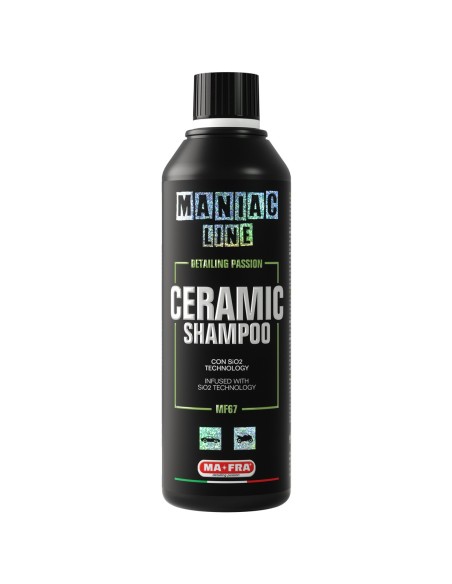 Ceramic Shampoo 500ml Maniac| shampoo per auto formula 3 in 1