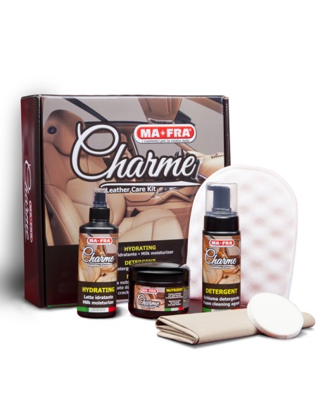 Charme Leather Car Kit - Pulizia interni in pelle auto - KIT AUTO IN PROMO