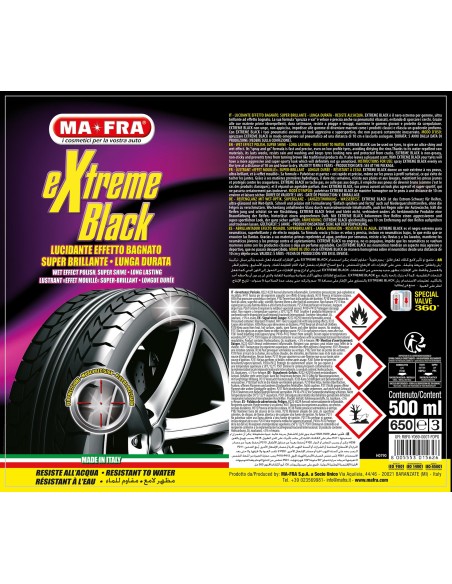 Extreme Black spray nero gomme auto