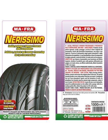 Nerissimo nero gomme liquido concentrato