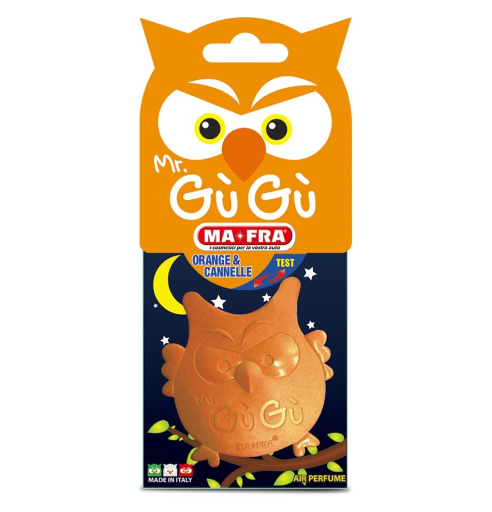 Mr. GùGù | Profumatore auto gufetto portafortuna | Mafra