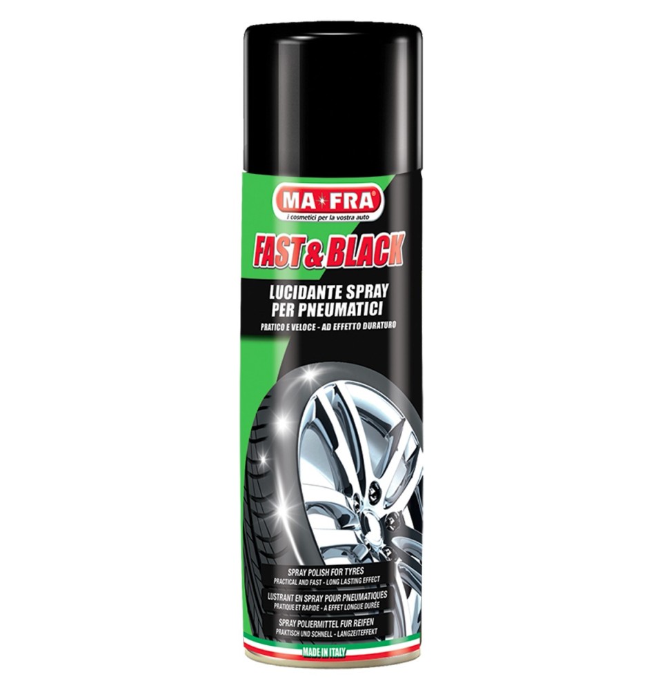 Fast & Black 500ml lucidante spray per pneumatici