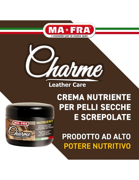 Charme Hydrating latte idratante anti invecchiamaneto sedili pelle auto