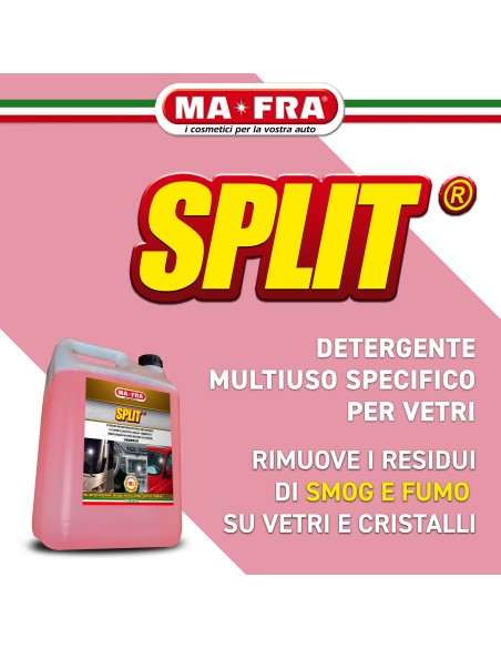 Split per pulizia vetri auto