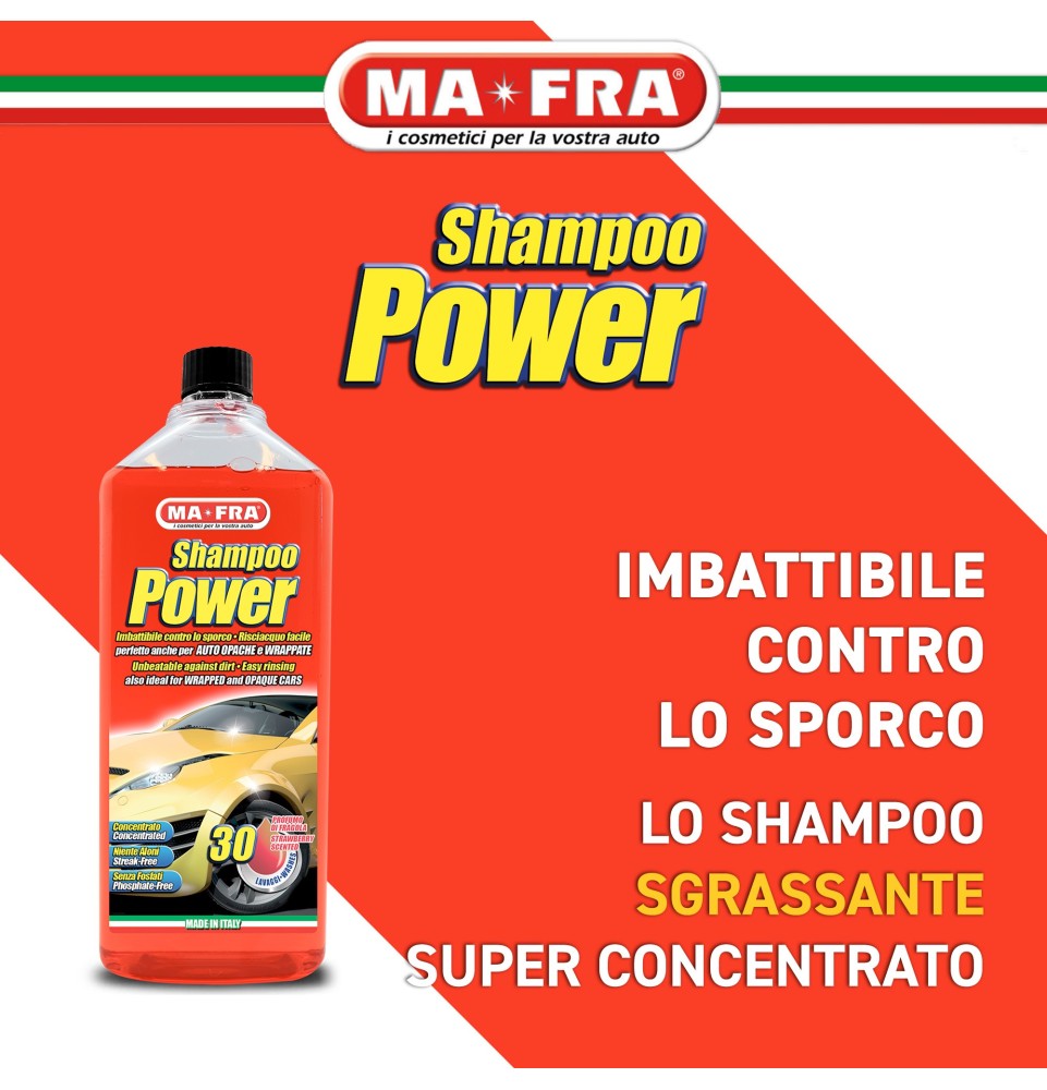 Shampoo Power sgrassante superconcentrato