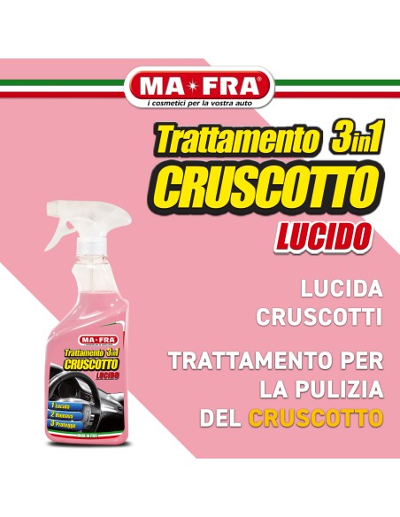 Trattamento 3in1 Cruscotto Mafra | Lucida, rinnova e protegge il cruscotto auto