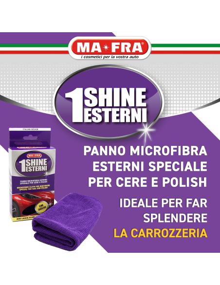 1Shine Esterni - Panno microfibra per carrozzeria 1Shine Esterni - Panno microfibra per carrozzeria