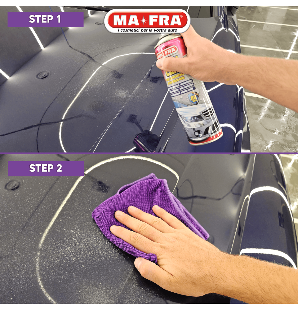 3Shine è un tris di panni specifici per carrozzeria, vetri e plastiche