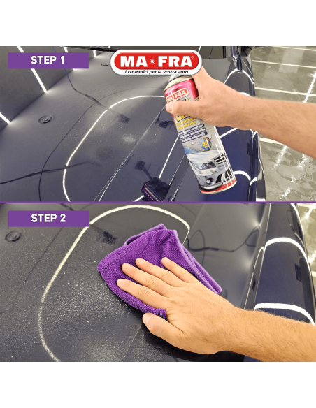 3Shine è un tris di panni specifici per carrozzeria, vetri e plastiche