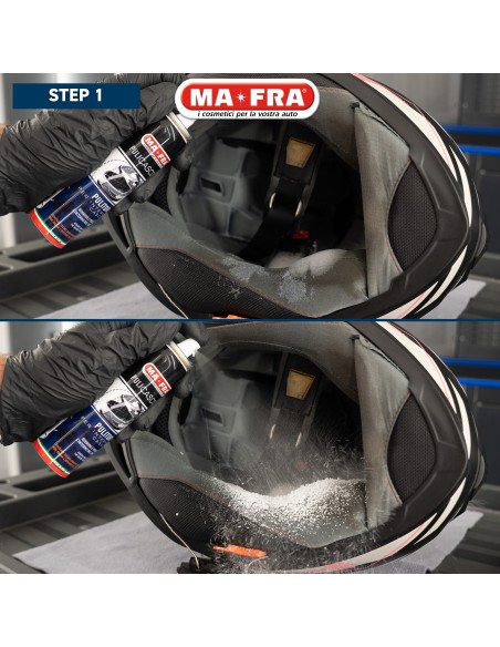 Pulizia casco - Lavaggio Moto MA-FRA