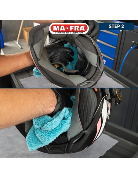 Pulizia casco - Lavaggio Moto MA-FRA