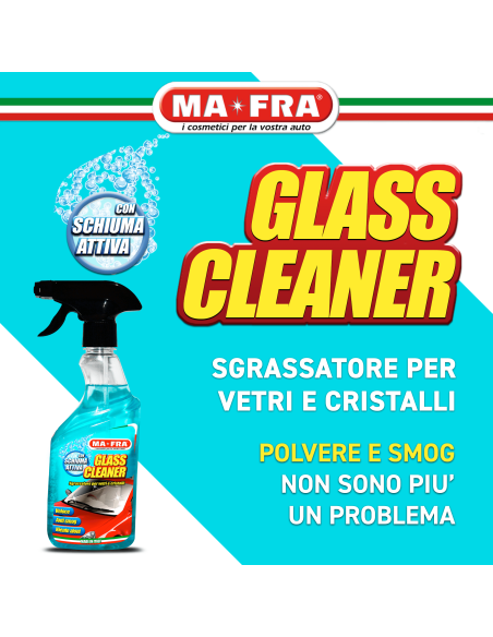 Glass Cleaner sgrassatore per vetri e cristalli auto