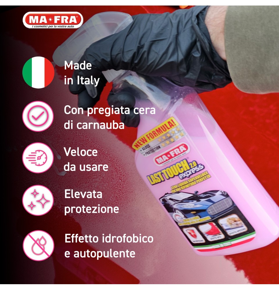Last Touch Express 2.0 cera liquida superveloce per auto