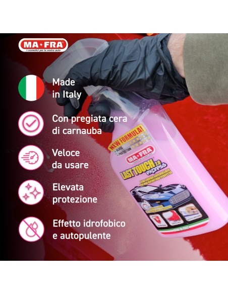 Last Touch Express 2.0 cera liquida superveloce per auto