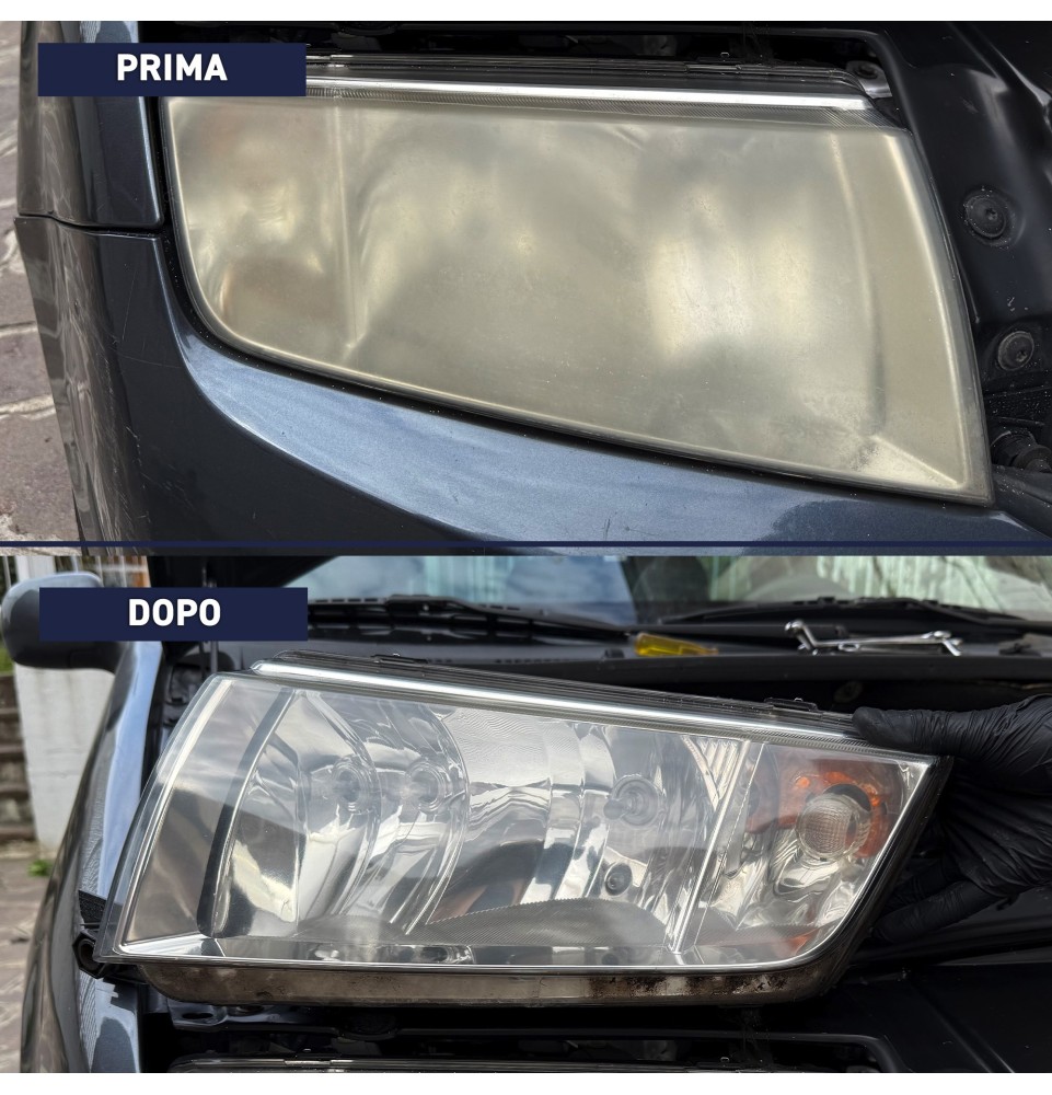 Kit Rinnova Fari ripristina la trasparenza dei fari
