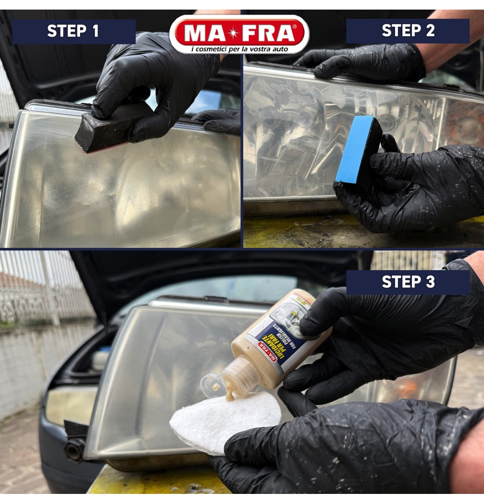 Kit Rinnova Fari ripristina la trasparenza dei fari