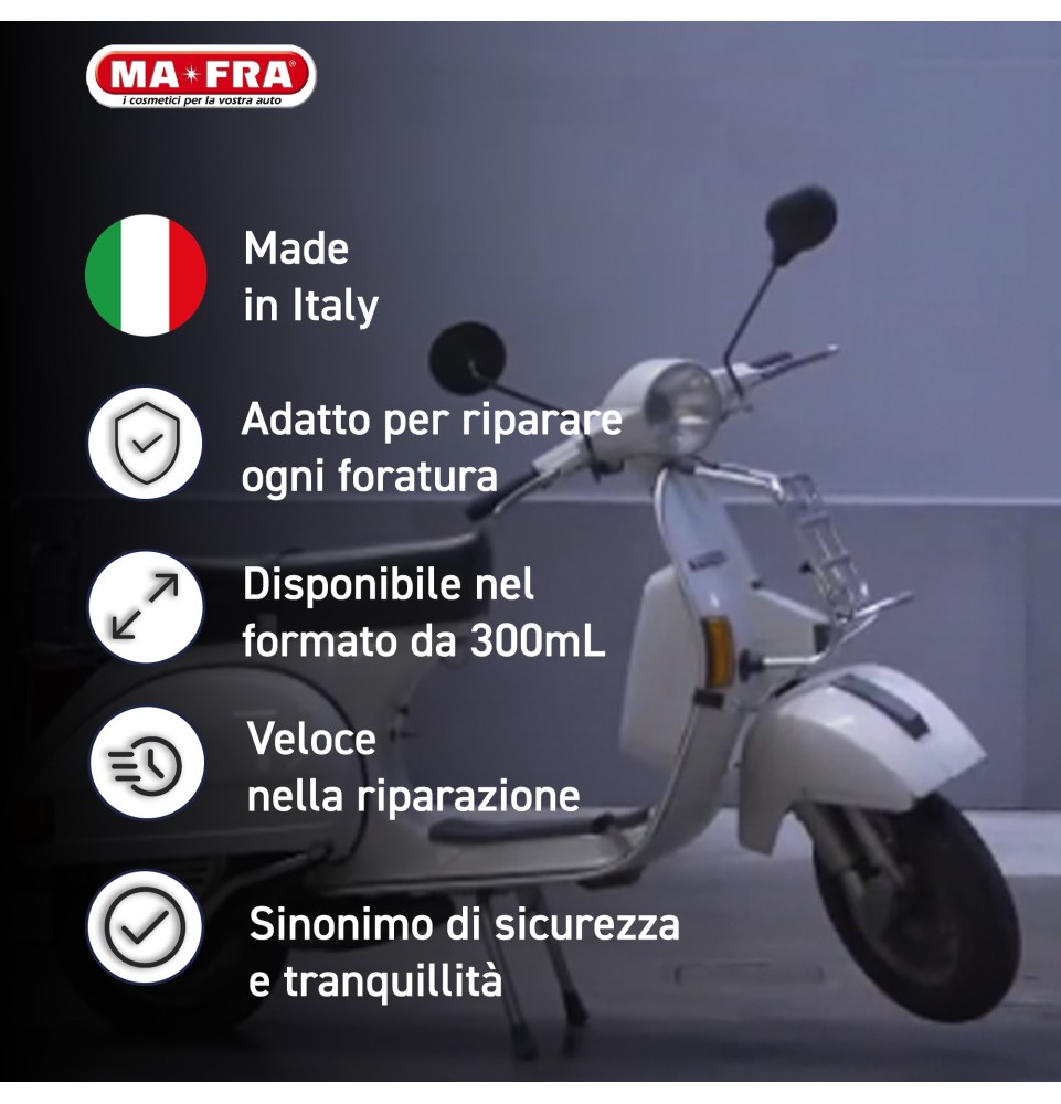 Quick gonfia e ripara gomme in caso di foratura