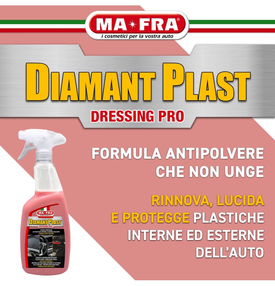 Diamant Plast Dressing Pro Refill 4500ml Lucida plastiche auto Mafra Shop
