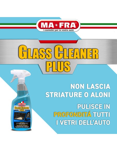Glass Cleaner Plus 750ml | Pulitore Vetri Auto | Mafra Shop