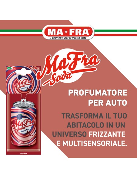 MA-FRA SODA - Il Profumatore Auto Pop e Frizzante| 6 Fragranze