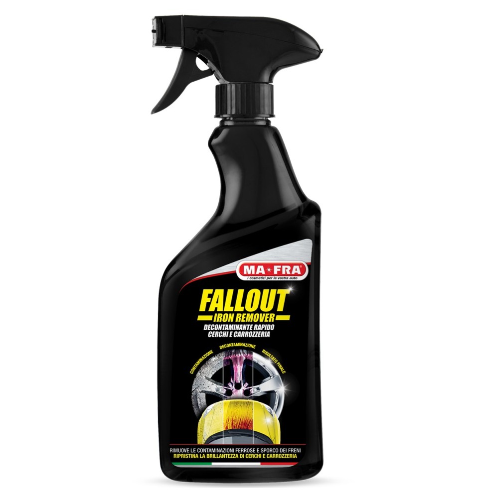 Fallout Iron Remover 500ml | Decontaminante rapido cerchi e carrozzeria | Mafra Shop