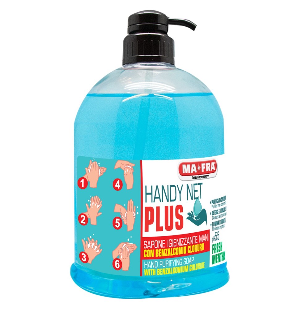 Handy Net Plus 500ml | Sapone Igienizzante Mani | Mafra Shop