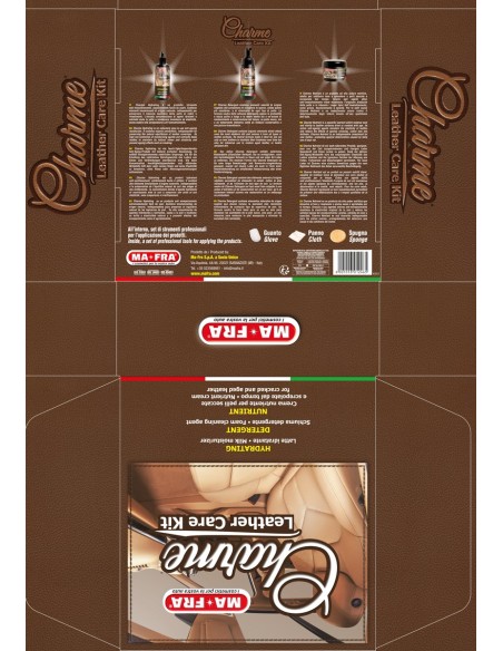 Charme Leather Car Kit - Pulizia interni in pelle auto - KIT AUTO IN PROMO