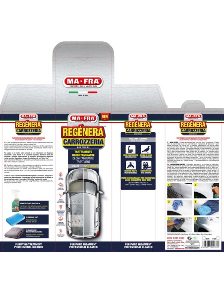 Kit Regénera Carrozzeria by Mafra | Trattamento decontaminate auto