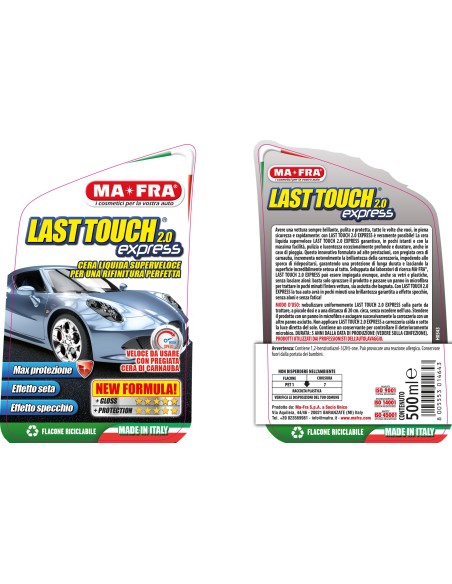 Last Touch Express 2.0 cera liquida superveloce per auto