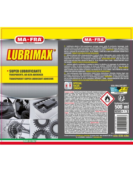 Lubrimax - Prodotti per officine e garage