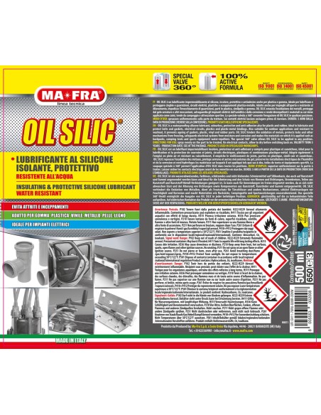 Oil Silic | Lubrificante Siliconico Spray | Mafra