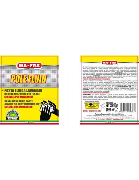 Pole Fluid crema gel lavamani