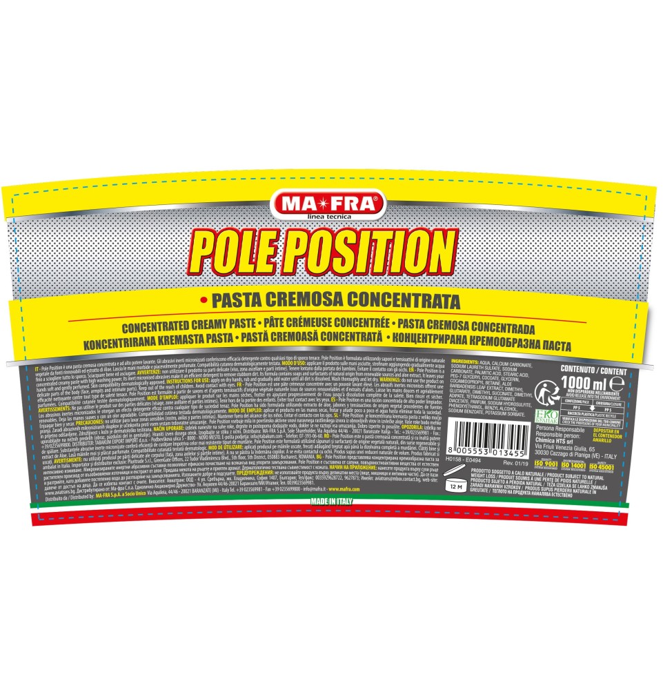 Pole Position Pasta Lavamani concentrata
