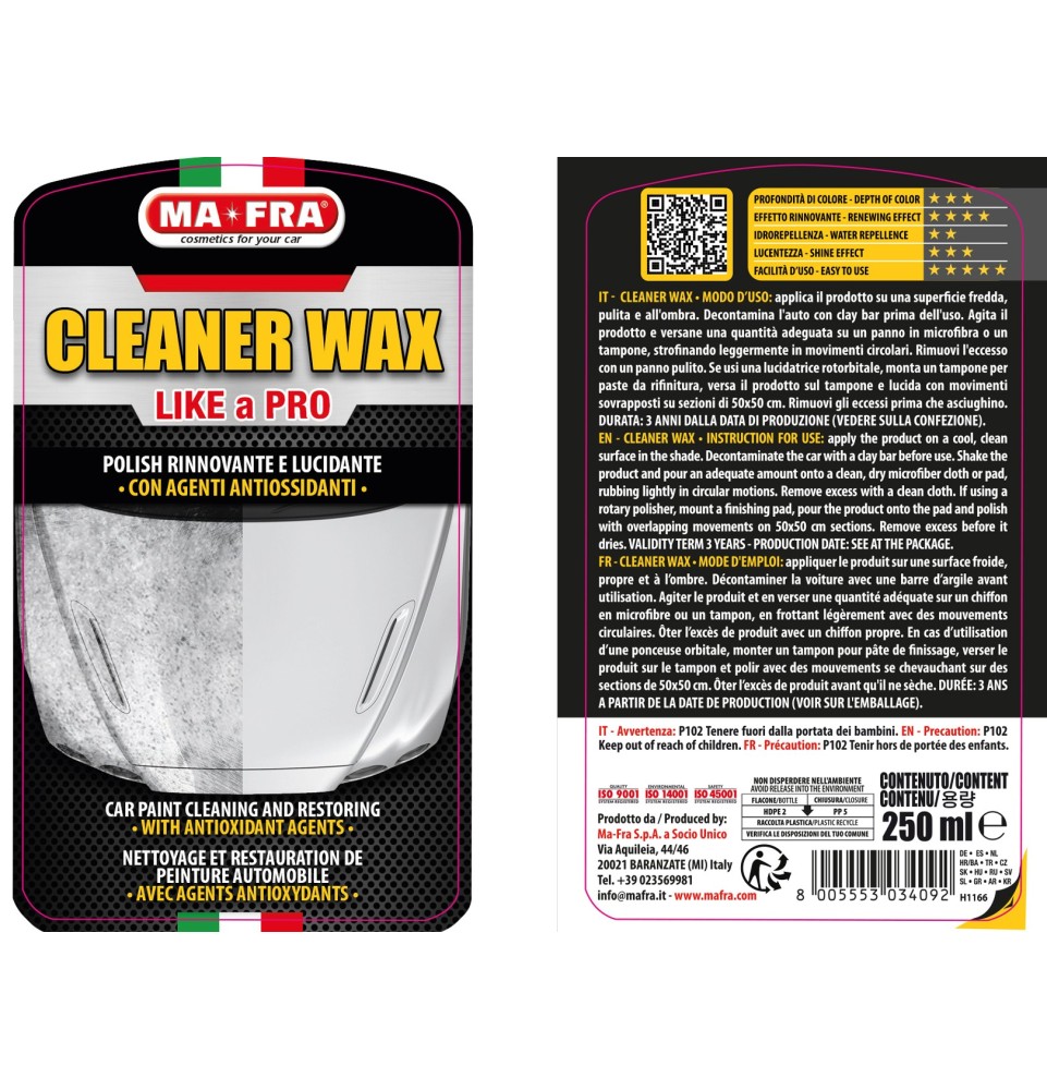 Cleaner Wax Polish Like a Pro Mafra | Polish Rinnovante e Lucidante