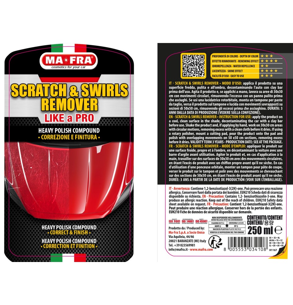 Scratch & Swirls Remover Like a Pro Mafra | Heavy Polish Compound