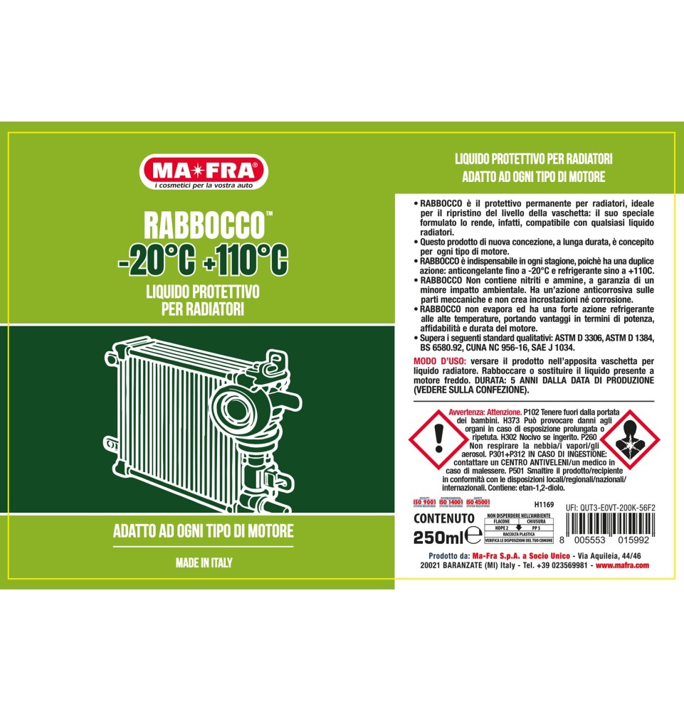 Rabbocco liquido protettivo radiatori 2
