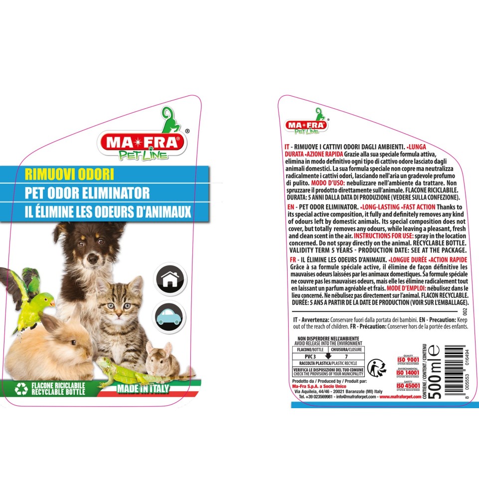 Rimuovi Odori- PetLine Car & Home