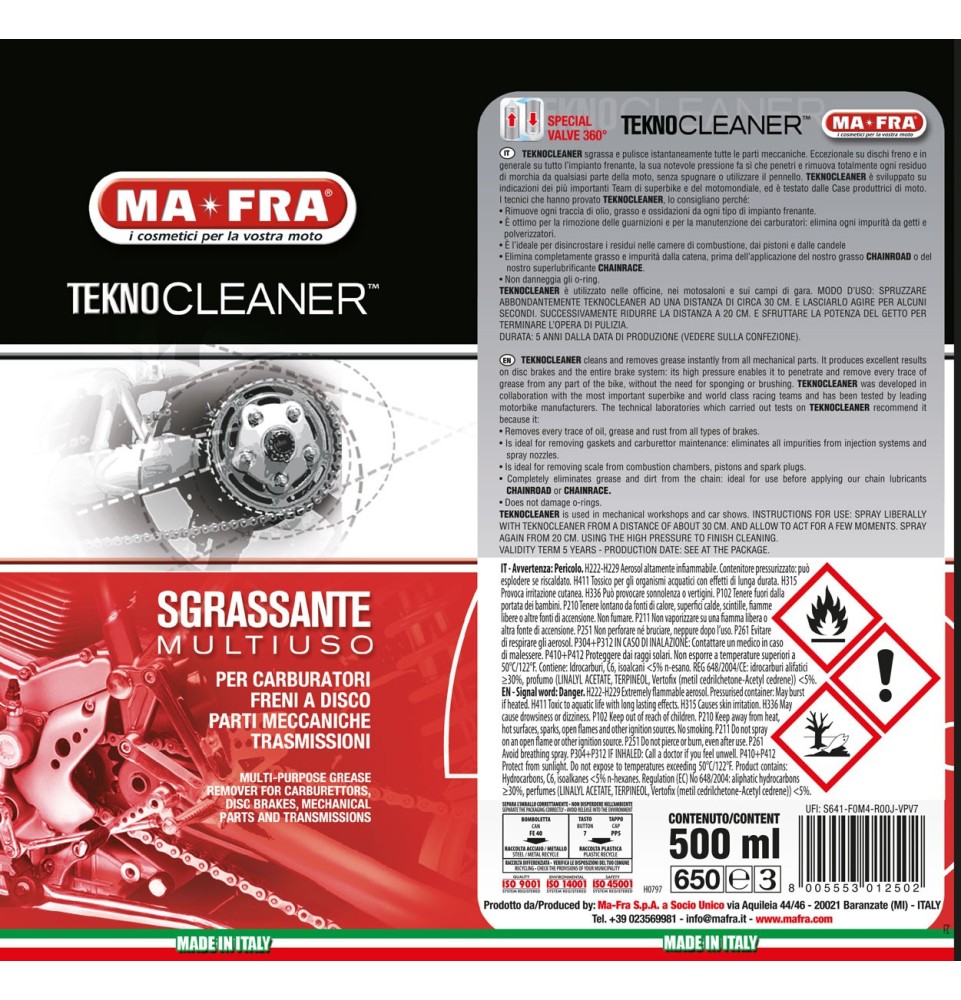 Sgrassante per moto - Lavaggio Moto MA-FRA