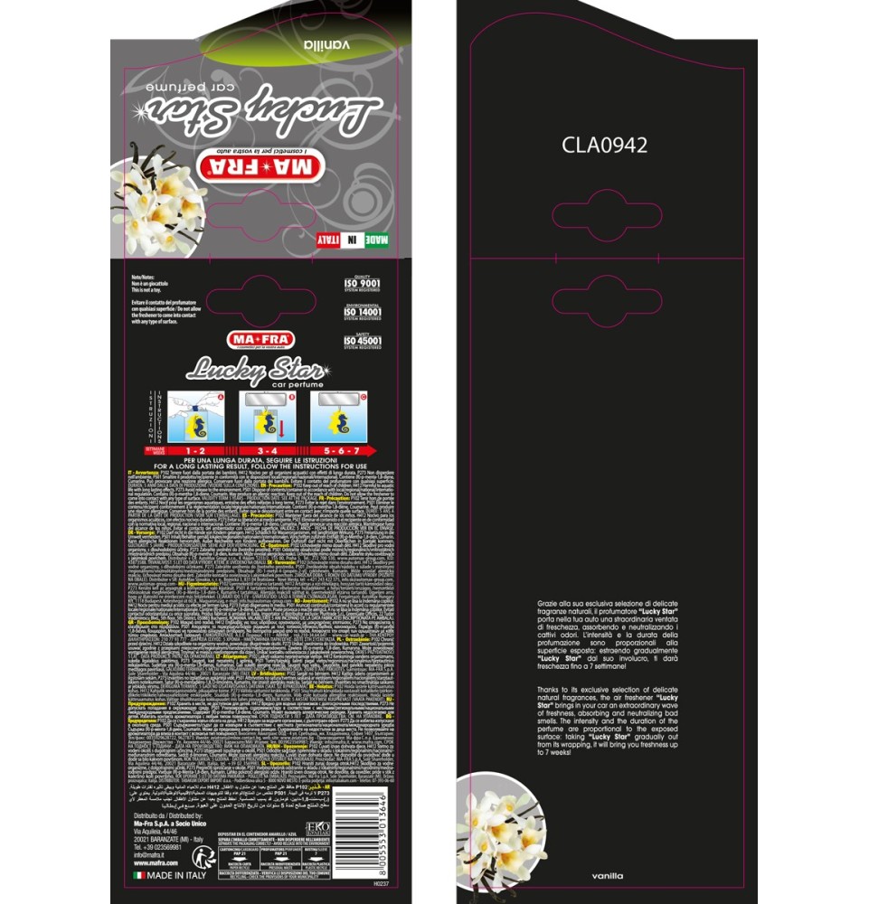 Lucky Star | Profumatore auto elegante e regolabile | Mafra
