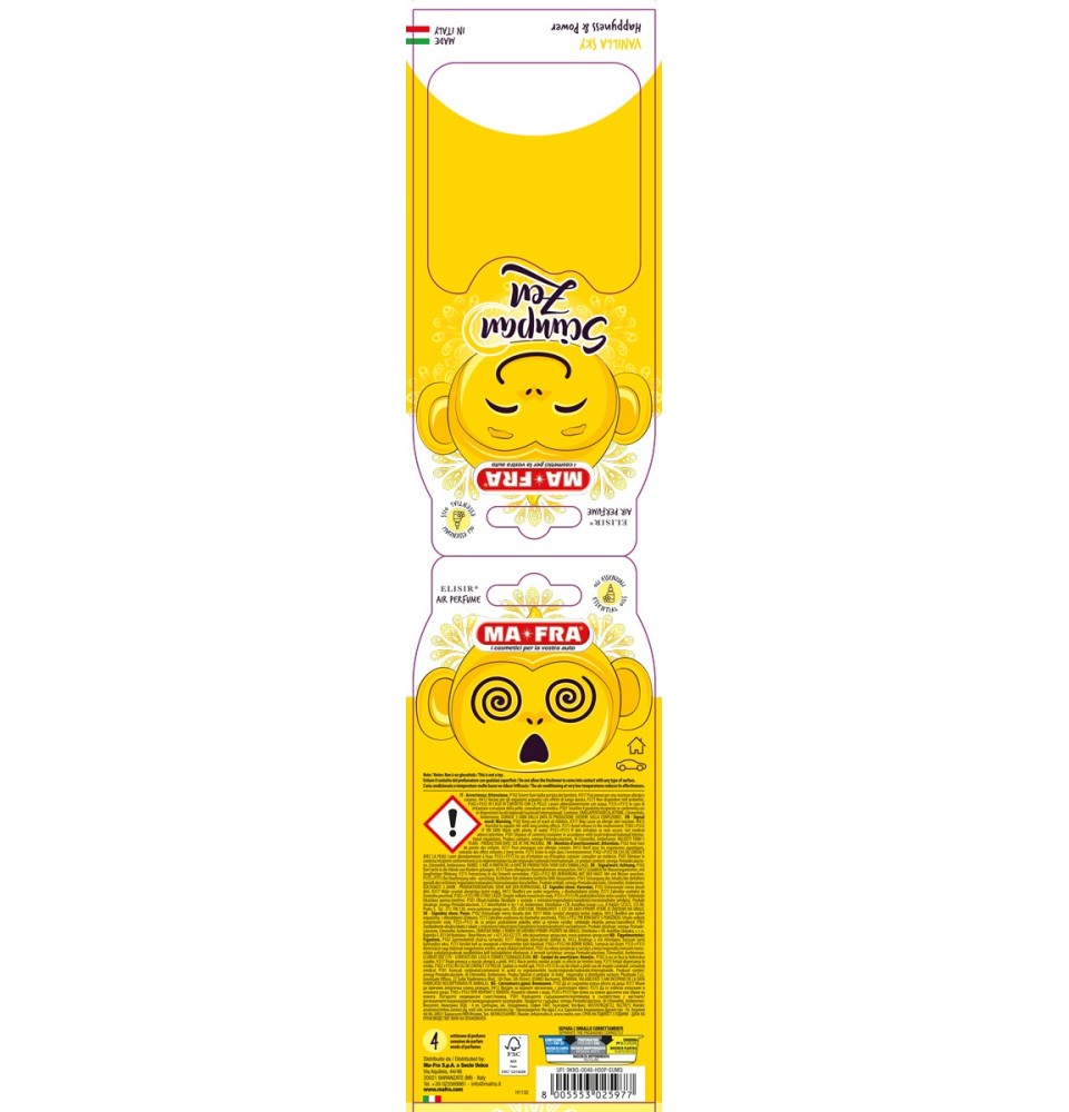 Scimpanzen | Profumatori Auto Zen in 6 Fragranze | Mafra