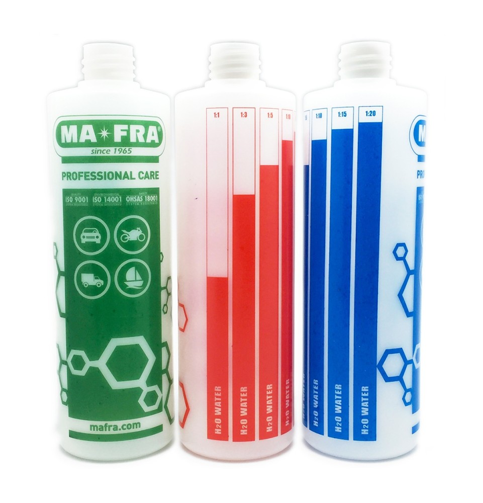 Flacone Graduato 500ml | Diluizione prodotti lavaggio auto| Mafra