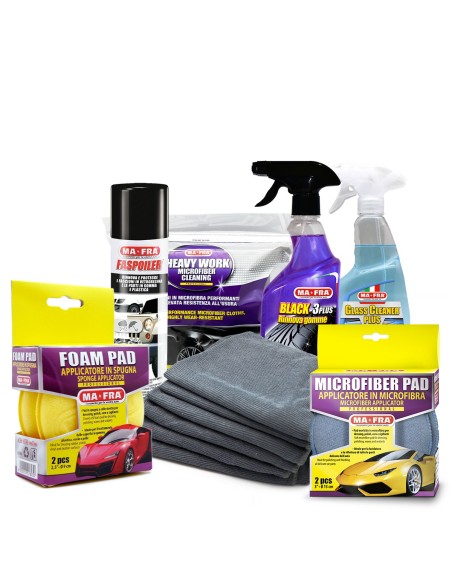 Kit Completo Rifinitura Lavaggio Auto | Kit Auto Mafra Shop
