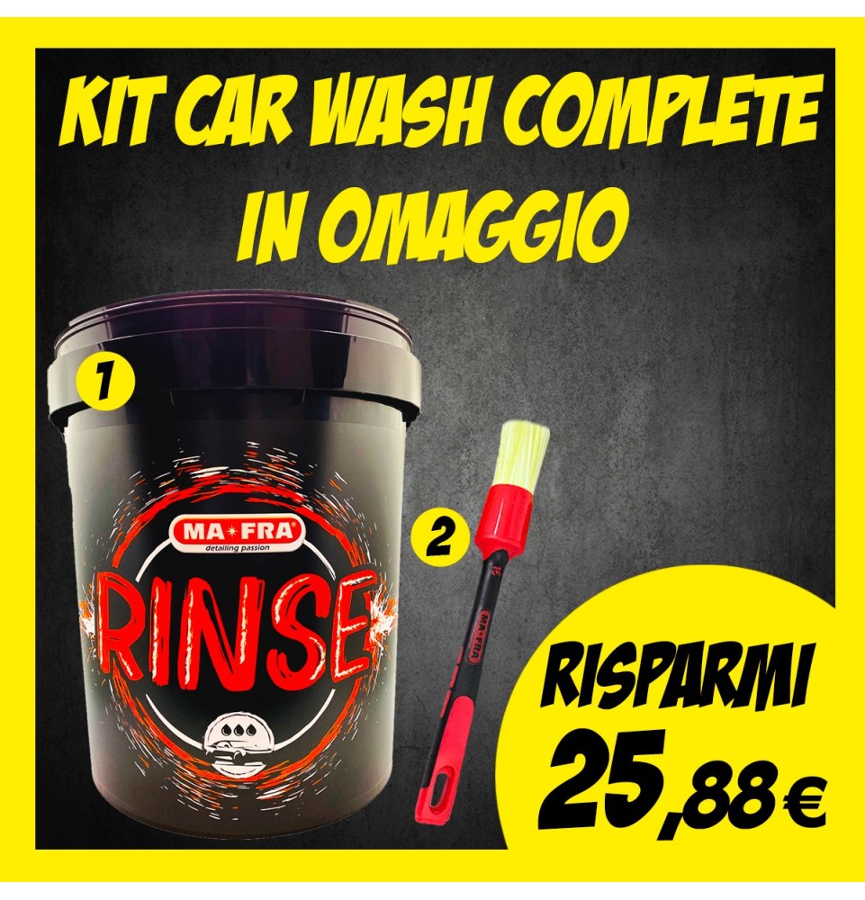 Kit Carwash Complete |Kit lavaggio auto| Maniac Line