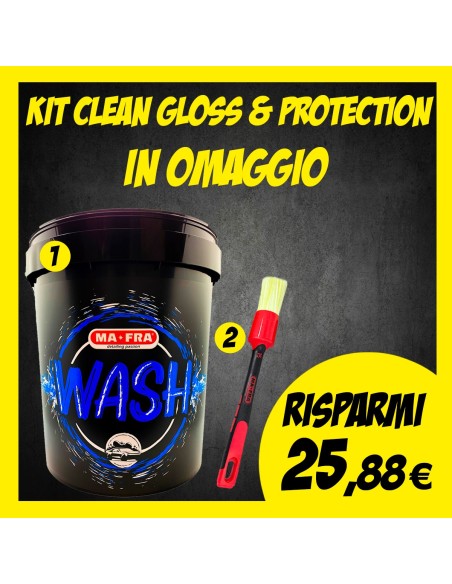 Kit Maniac Clean Gloss & Protection |Kit pulizia auto| Maniac Line