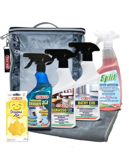 Kit da viaggio Pulizia Interni Camper | pulizia completa degli interni | Mafra